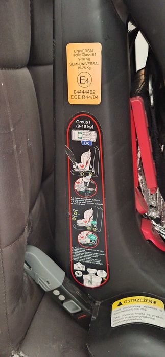 Scaun auto SANTINO cu ISOFIX Gri Coletto