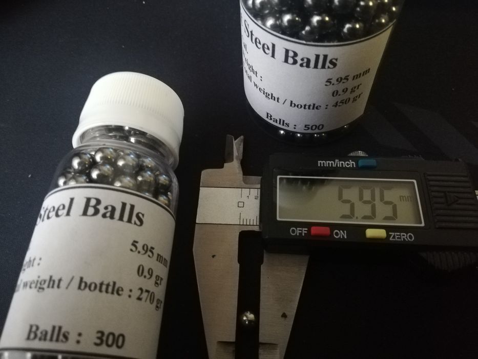 Airsoft bile otel-crom 5.95 mm