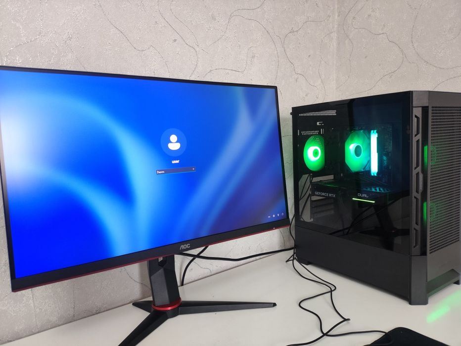 Компьютер игровой ryzen 5 5600x/RTX 5060