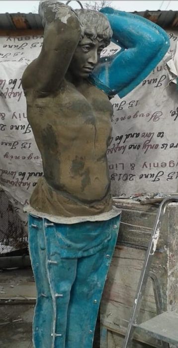 Статуя, торс, лепнина