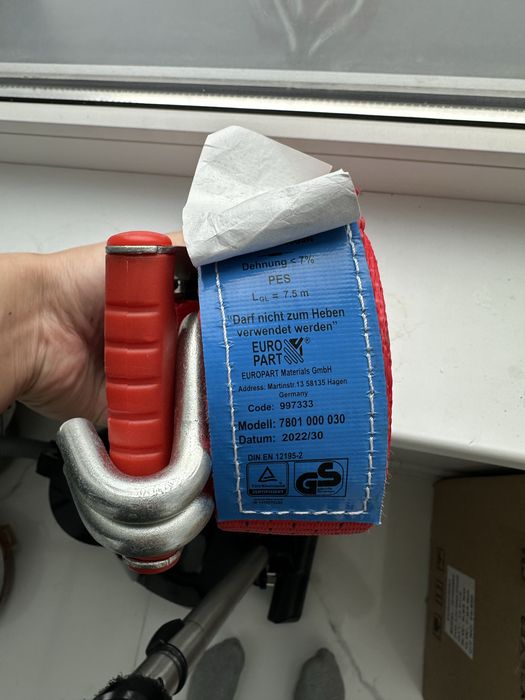 Стяжной ремень с европы