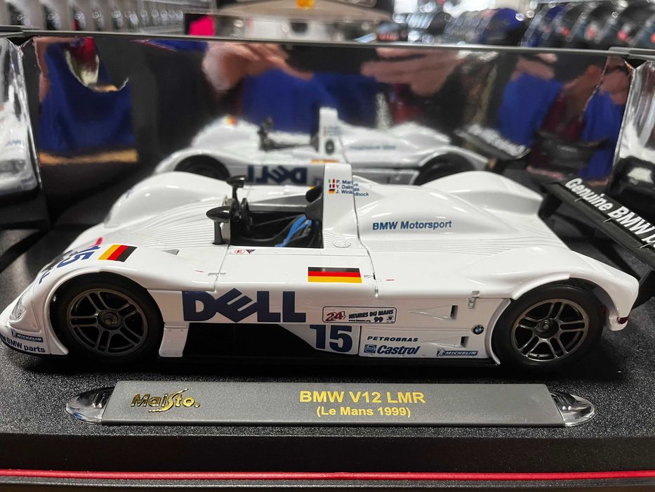 Колекционерки модел метална количка MAISTO BMW V12  LMR LE MANS 1999г.