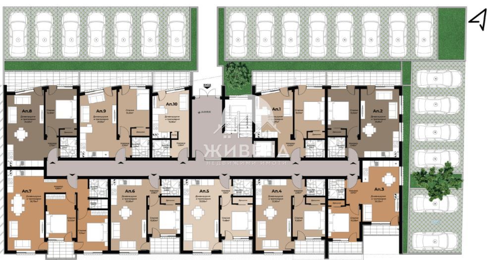Продава се Двустаен апартамент в Варна, Победа - 49 кв.м за 1145 €/кв.м - Снимка #4