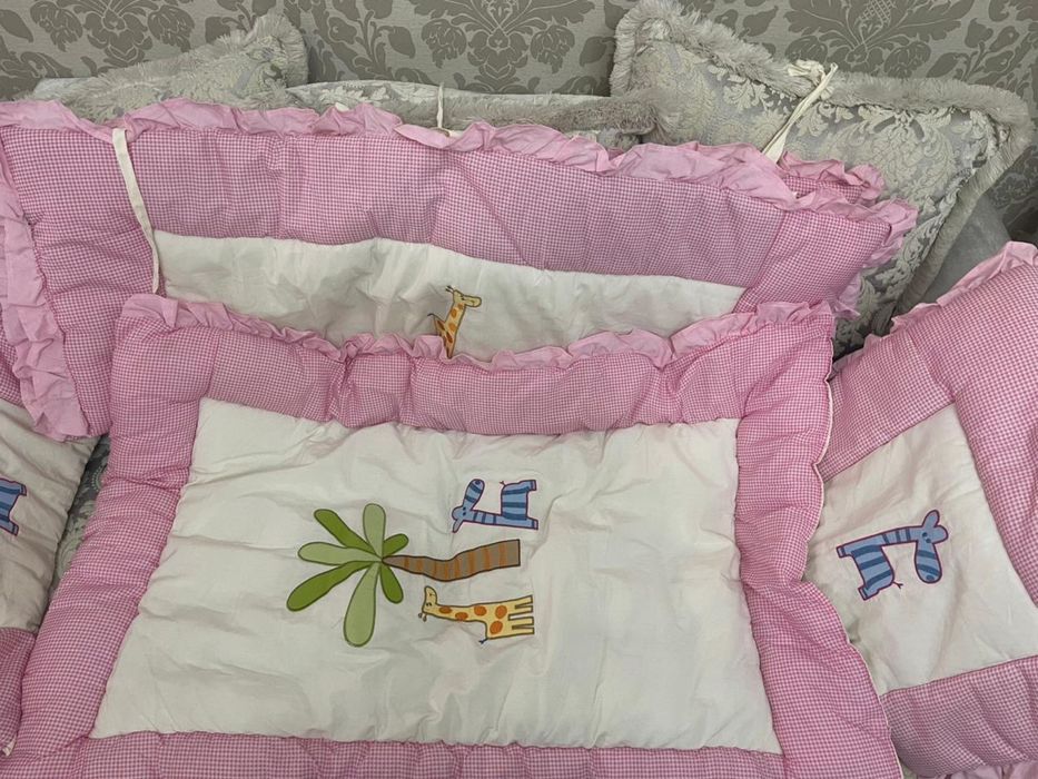 Бортики для детской кроватки