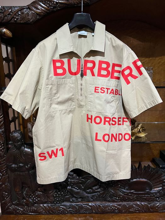 Burberry блуза oversize