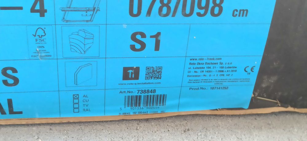 Покривен прозорец Roto