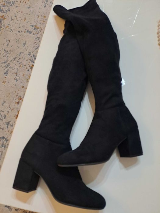 Cizme piele intoarsa mărimea 38