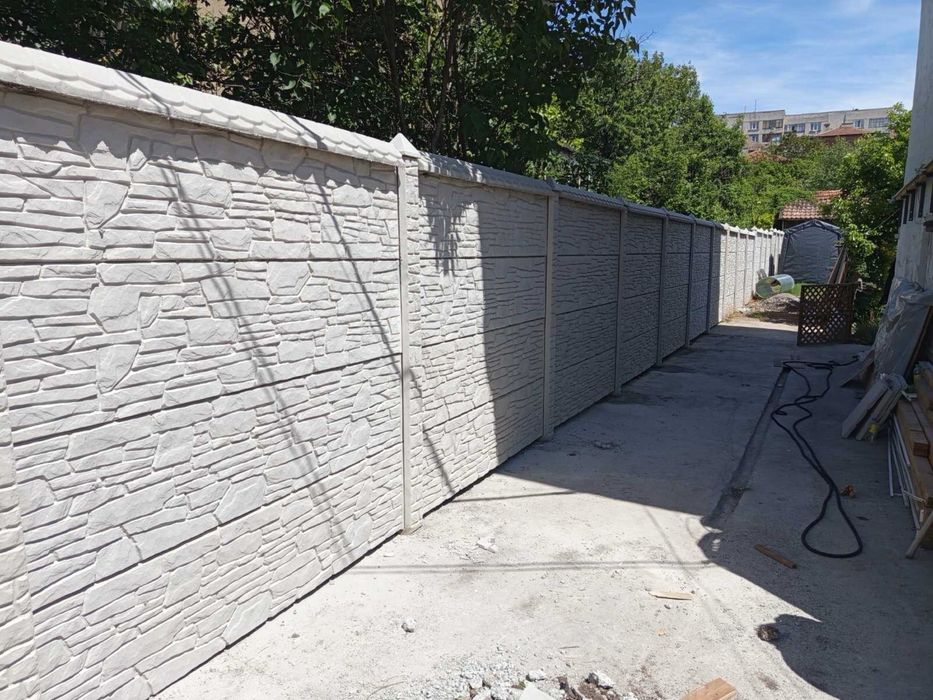 Армирани бетонни панелни огради.