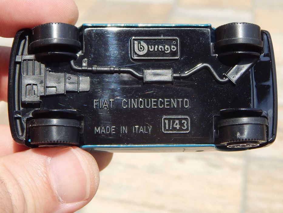 Macheta Fiat Cinquecento 1991 Bburago Italia scara 1:43