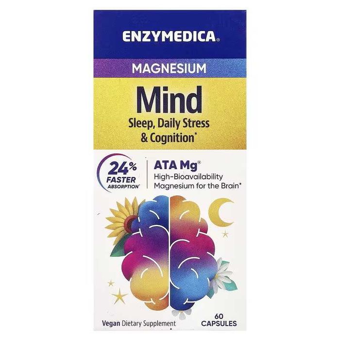 Enzymedica Magnesium Mind магний магния magniy