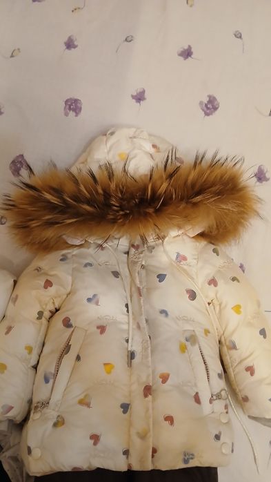 Зимний костюм для девочки.