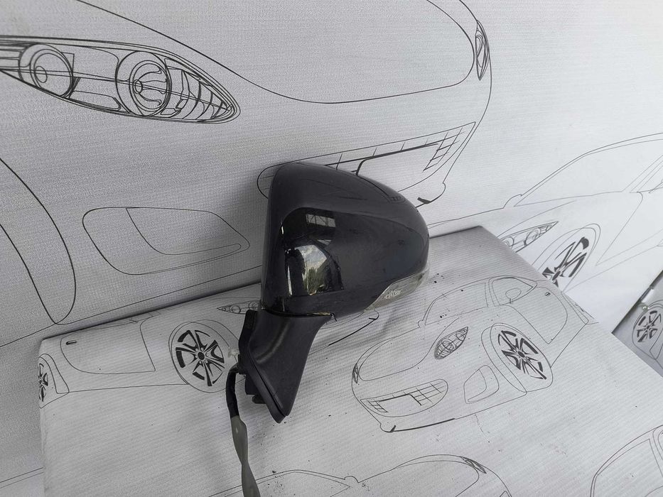 Oglindă Stânga 7 PINI Toyota Prius 2015 / 2009-2015 / Cod OEM E4022865 (5D2)