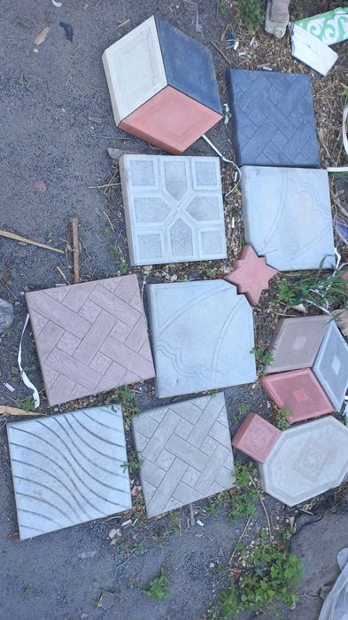 Газоблок и брусчатка