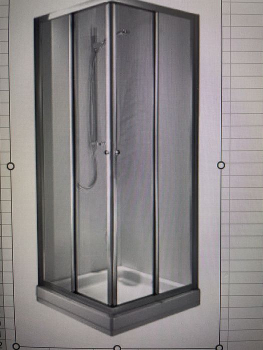 Нова душ кабина 80/80 см.