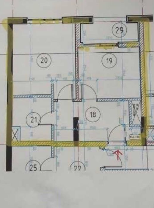 O'z Mahal Продается 1 комнатная коробка Кольцевая ул.Новомосковская
