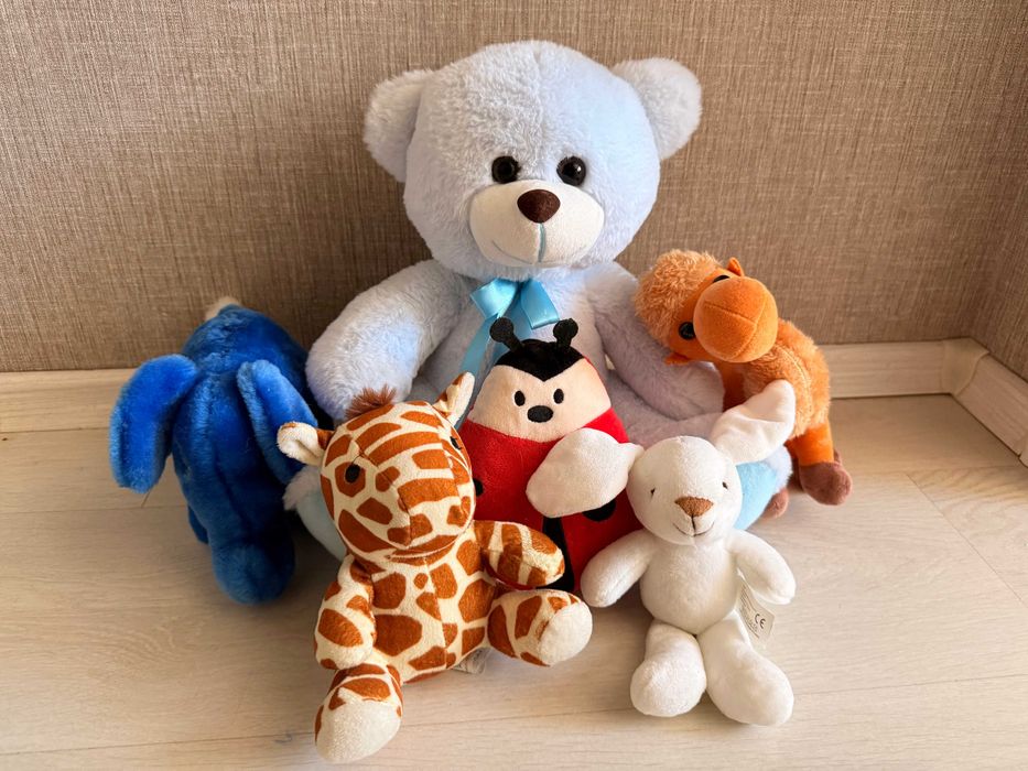 Плюшени играчки комплект 6бр.