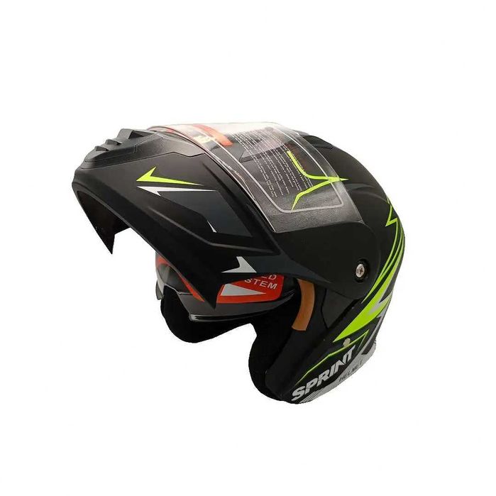 Модуларна каска с вградени слънчеви очила