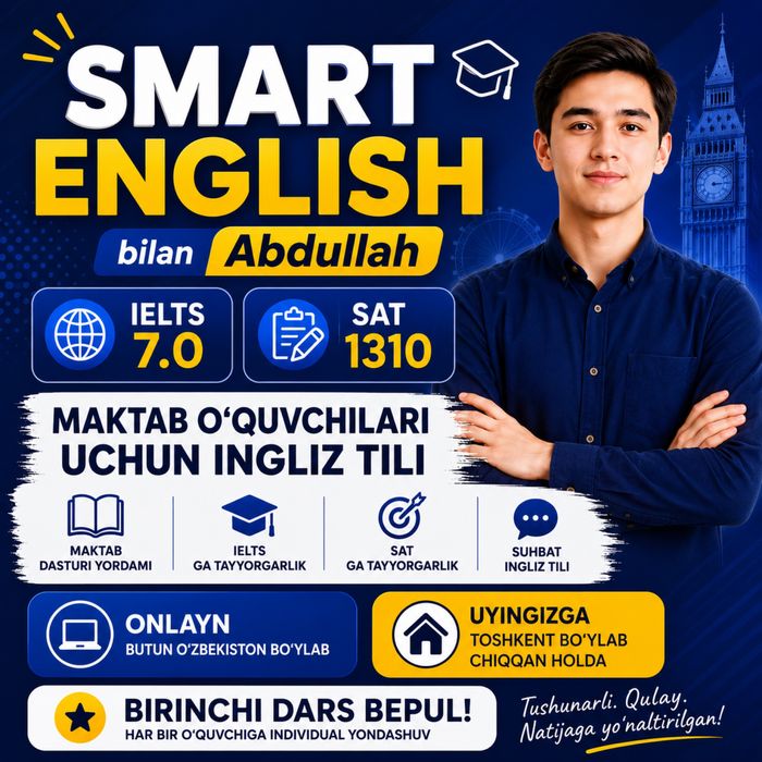Репетитор английского | IELTS | SAT | Онлайн и офлайн