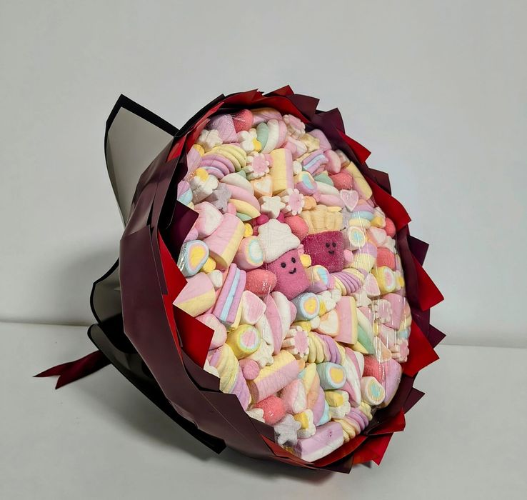 Buchet din marshmallow