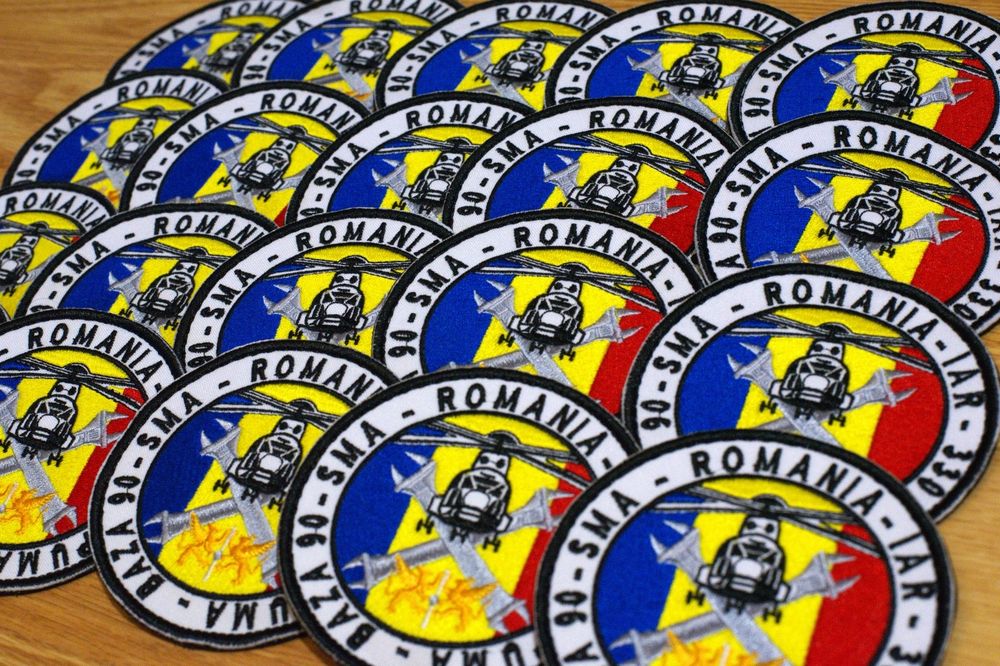 Patch-uri, embleme,personalizare prin broderie la comandă (velcro)