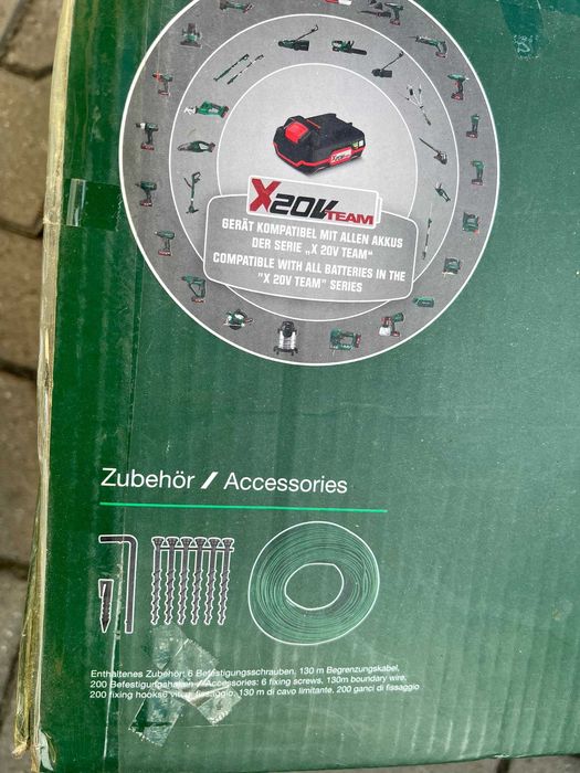 Robot de tuns iarba cu acumulator Parkside PMRA 20 Li B2 - NEFOLOSIT cu parcare