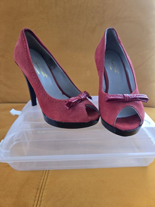 Pantofi Benvenuti - decupati cu platforma