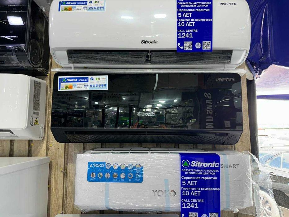 Кондиционер Sitronic Dark 12 ASW-H12A4/MGBR1DI Inverter Ten+