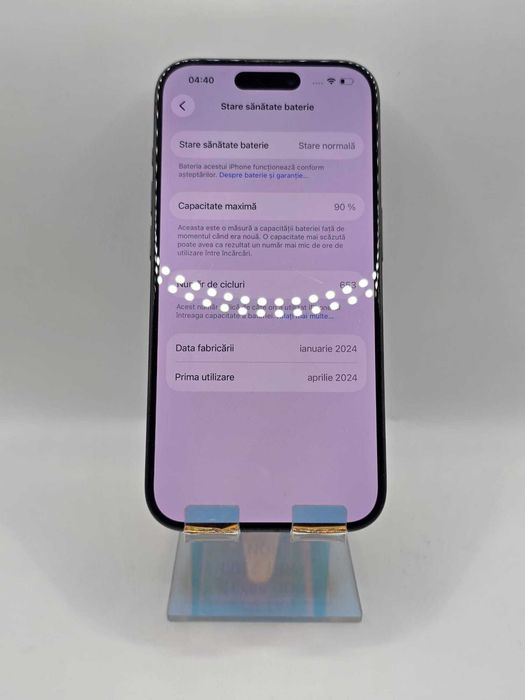Iphone 15 Pro, MEM 256GB, RAM 8GB, Amanet Doamna Ghica, Cod: 98112