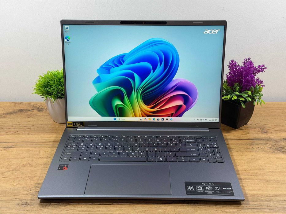 [ARZON] Noutbuk Acer Aspire 16 Snapdragon X / DDR5 16Gb / SSD 512Gb