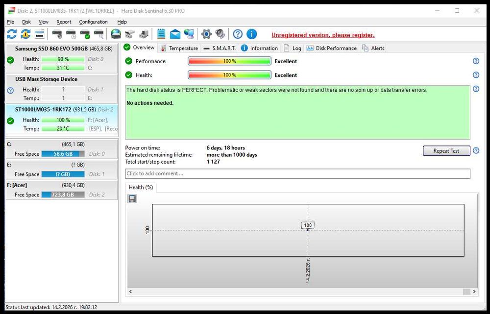 Хард диск за лаптоп Seagate Mobile 1TB ,5400rpm,128MB