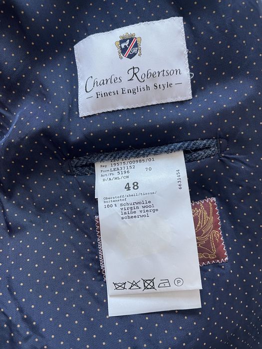 Sacou din lana premiun Charles Robertson marimea 48