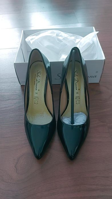 Pantofi stiletto negri, mărimea 38