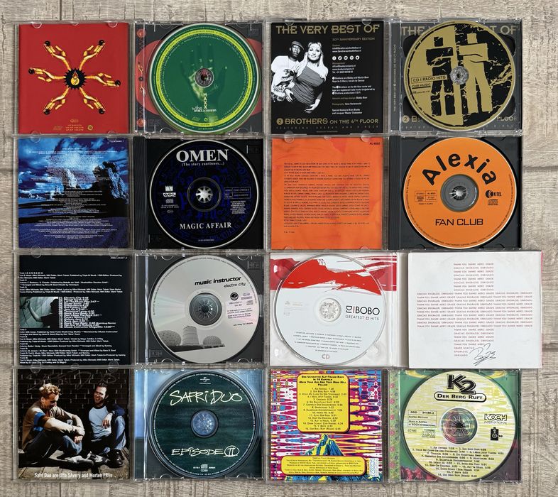 Pachet 1 eurodance - Nana/C-Block/KLF/E-rotic/Maxx/Dj Bobo/2 Brothers