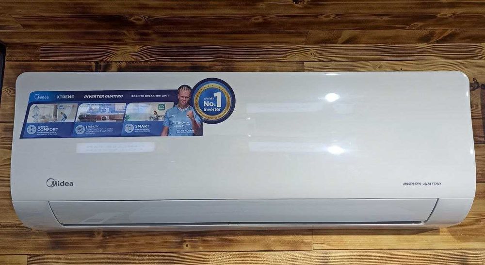Midea  Alba INVERTER QUATTRO Low Voltage  от 80V до 265V  7/9/12/18/24