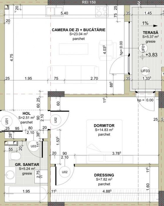 Apartament 2 Camere, 55mp, Etaj Intermediar, Eroilor Blocurile Albe