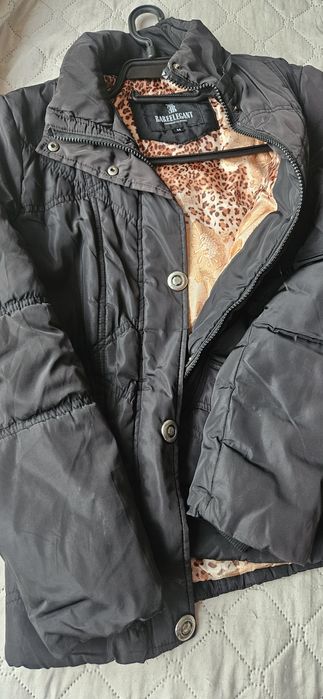 Дамско черно  яке, тип грейка, размер S36