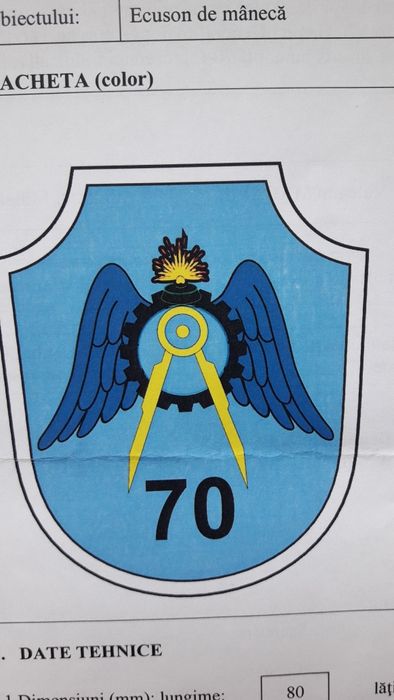 Ecusoane si embleme militare brodate