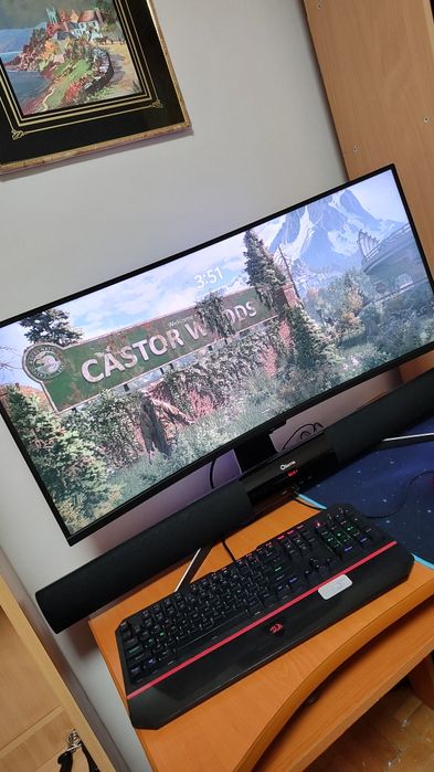 TCL QD.Mini LED 34" ,170 Hz , 4k  monitor