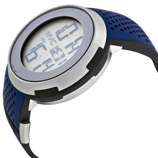 часовник GUCCI Sports Digital Silver Blue 114 Series мъжки часовник YA114105