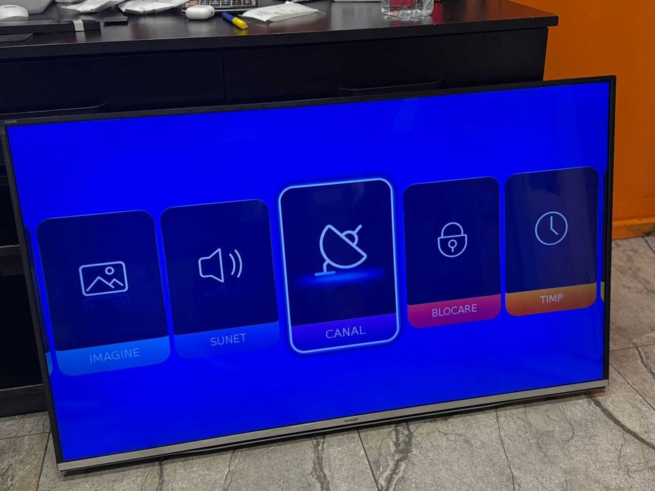 HOPE AMANET P2 - Televizor LED  Sharp, 123 cm, LC-49CFE6452E, Full HD