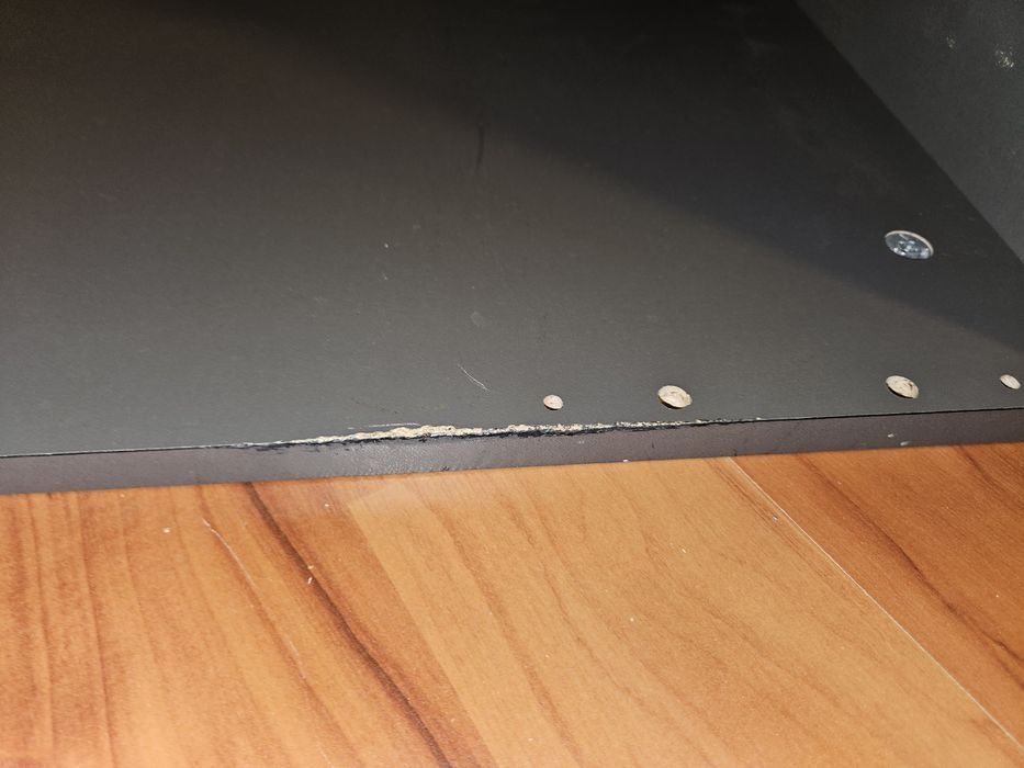 Birou pe colț Premium - Gri Antracit - Spațios, cu Sertare și Rafturi