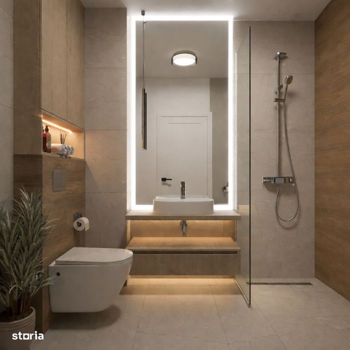 Apartament 3 camere, 2 bai, incalzire in pardoseala, Comision 0%