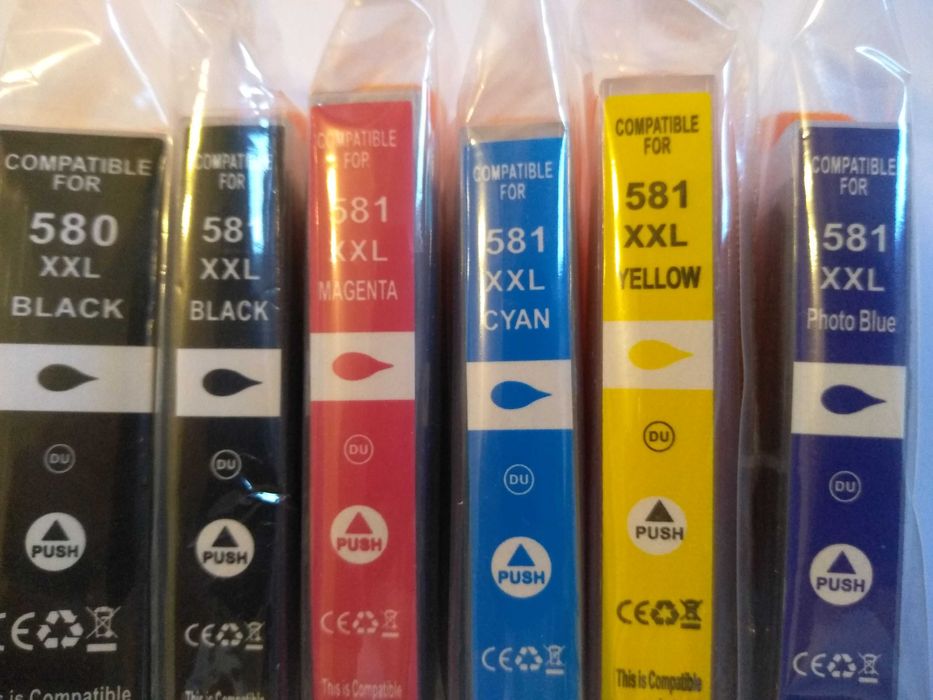 Комплект мастилници касети тонер мастило Canon TS705 PGI580 CLI581