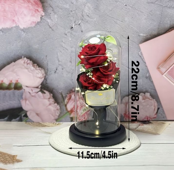 Букет от розови и червени рози