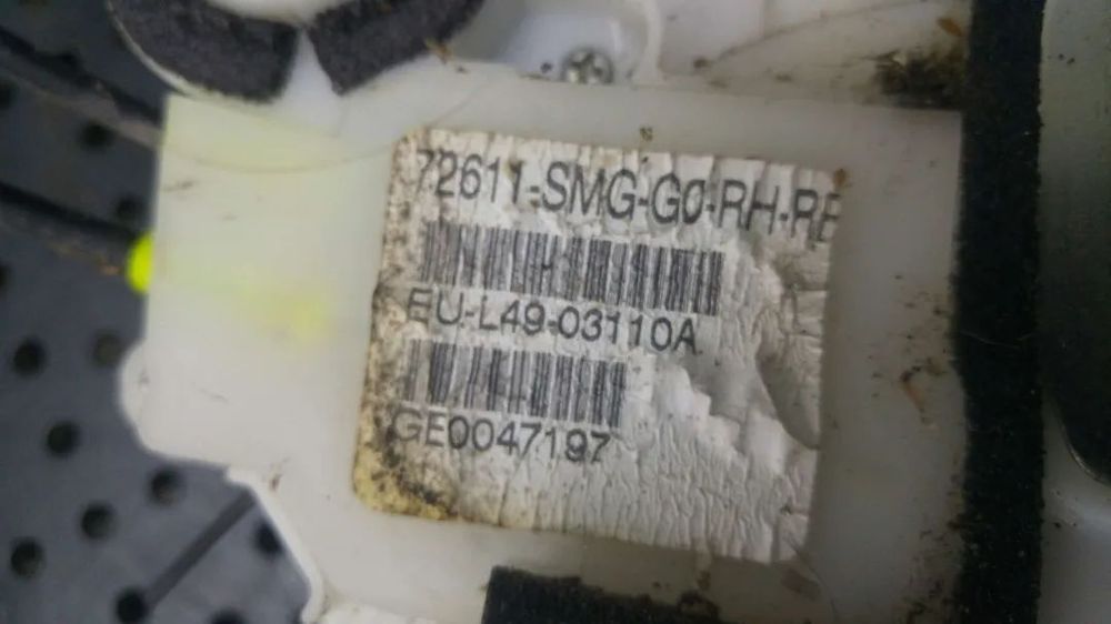 Maner interior cu broasca dreapta spate honda civic hatchback 72611smgg0 eul4903110a