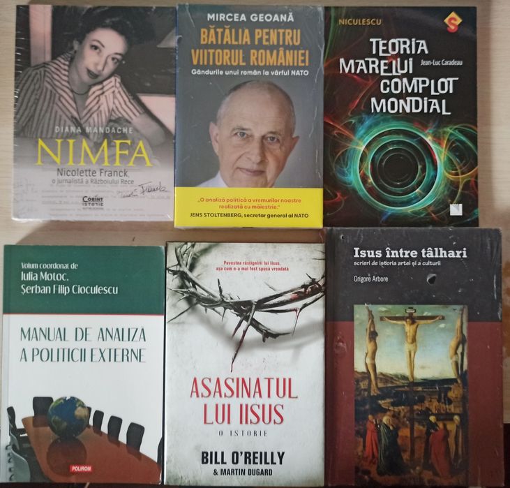Carti despre politica, geopolitica, istorie (lichidare biblioteca)