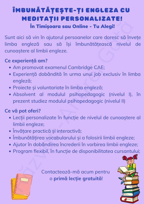 Meditații la Limba Engleză