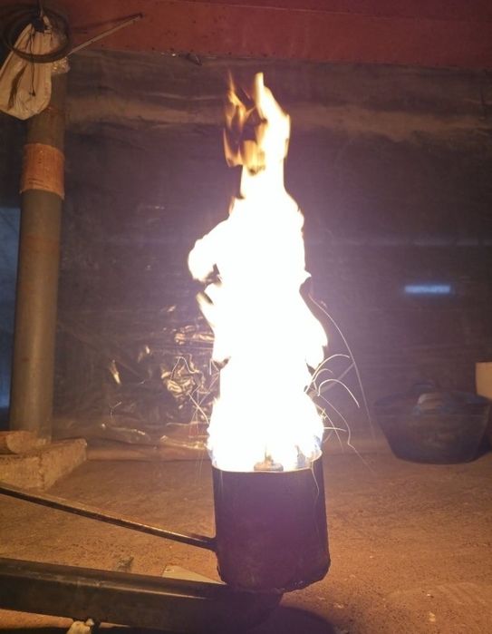 Горелка с отроботка