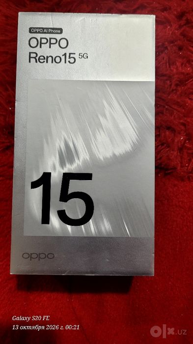 Телефон Oppo Reno 15 yangidek 10 kun ishlatilgan xolos