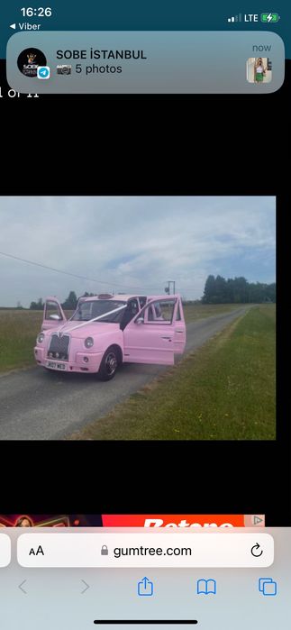 Розова кола под наем за събития или реклама